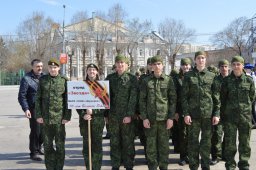Юнармейцы "Звезды" участвовали в смотре