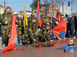Торжественный митинг в Уссурийске